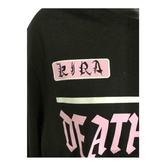 Death Note Misa Amane pink graphic print black long‎ sleeve tshirt size XL new - Picture 4 of 17